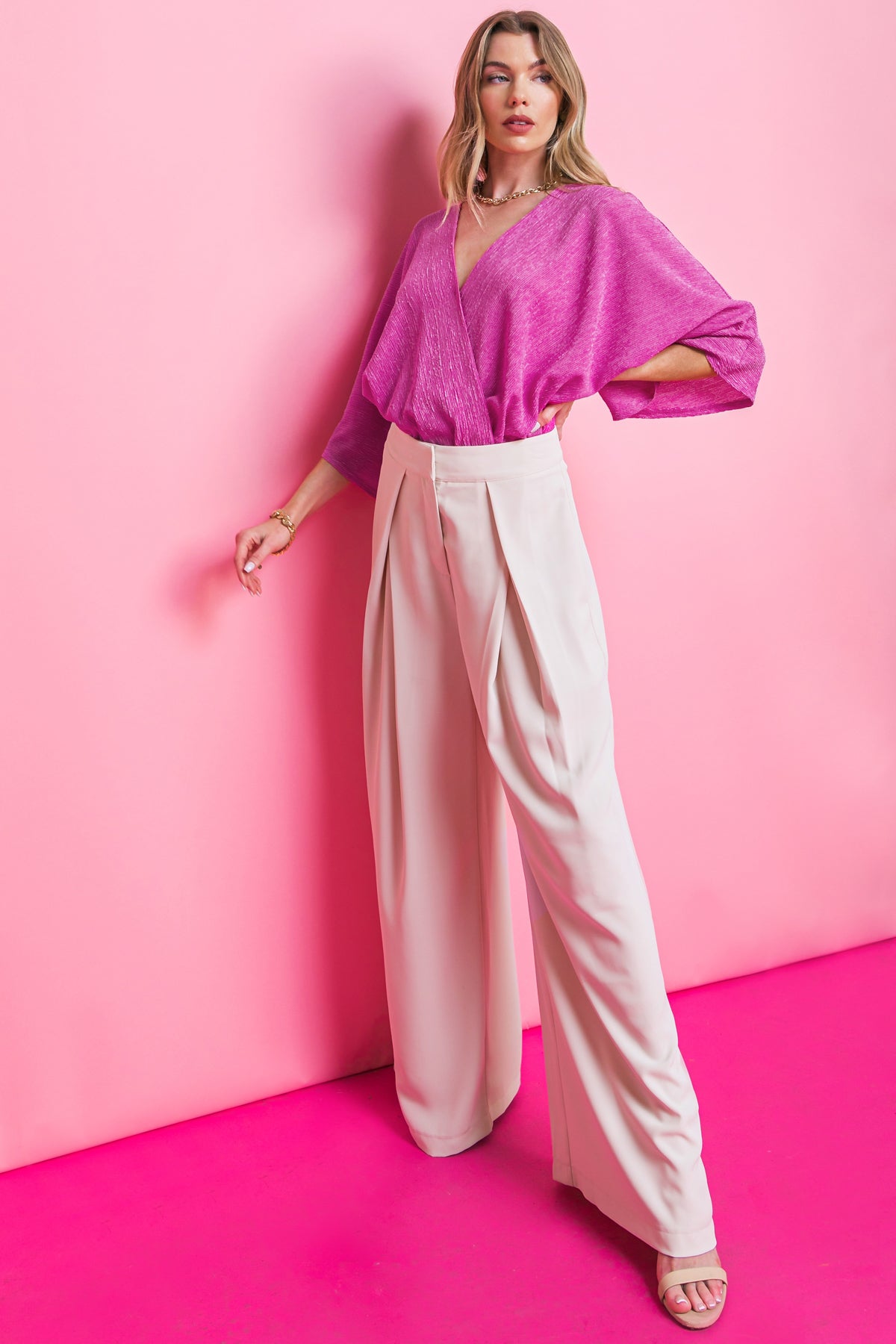 YOU'RE LUCKY WOVEN TOP Flying Tomato